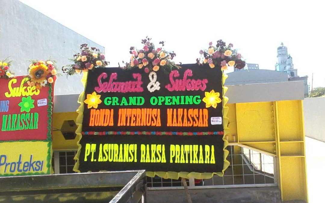 Papan Bunga Peresmian/ Grand Opening Makassar