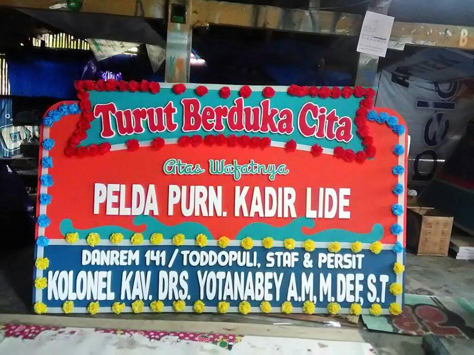 bunga karangan duka cita