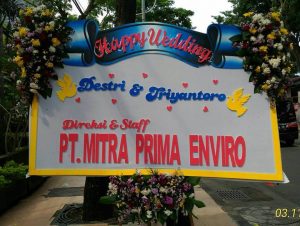 Papan Bunga Ucapan Pernikahan Makassar