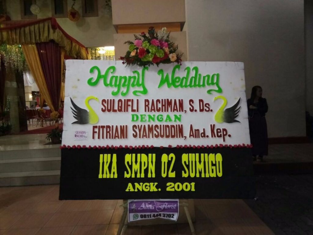 Papan Bunga Pernikahan Makassar